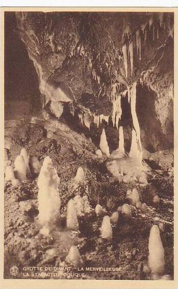 Belgium Dinant Grotte La Merveilleuse La Stalactite Oblique