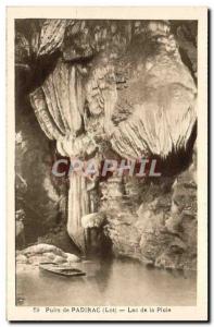 Old Postcard Well of Padirac Lake Rain