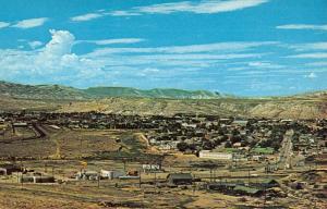 Rock Springs Wyoming Birdseye View Of City Vintage Postcard K50780