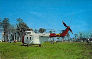 Vietnam War Era, US Army Transport Helicopter, Norfolk VA,, Old Postcard