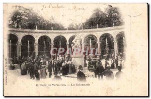 Old Postcard Park of Versailles Colonnade