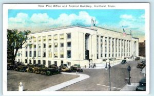 HARTFORD, Connecticut CT ~ New Post Office & Federal Building ca 1920s Postcard
