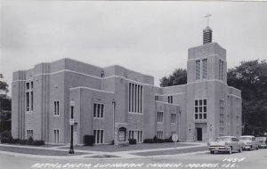 Illinois Morris Bethlehem Lutheran Church Real Photo RPPC