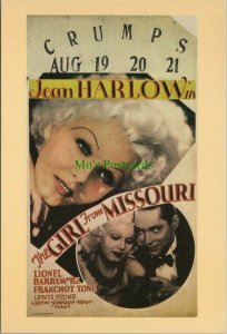 Film Postcard - The Girl From Missouri - Jean Harlow, Lionel Barrymore RR11519