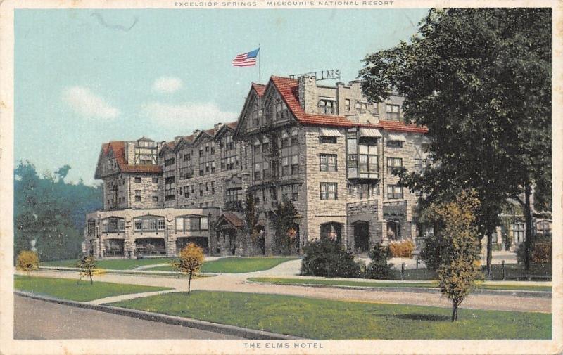 Excelsior Springs Missouri The Elms Hotel 1910 Detroit Publishing Company Hippostcard