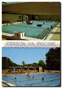 Postcard Modern Pool Cesson (Seine et Marne)