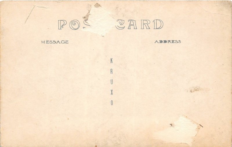 G10/ Ship RPPC Postcard c1910 U.S.S. Virginia Battleship 2