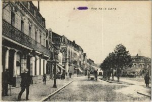 CPA LENS Rue de la gare (979743)