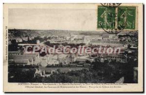 Postcard Poitiers Old Port Vue Generale De Rochereuil hospital barracks