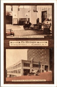 Postcard The Wellington Hotel in Albany, New York~135226