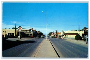 c1950's Highway Expressway Gasoline Station Alamogordo New Mexico NM Postcard