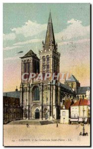 Old Postcard Lisieux Cathedrale Saint Pirre