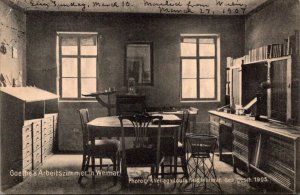 Germany Weimar Goethe's Arbeitszimmer 1907