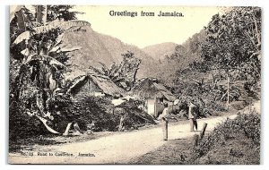 Greetings from Jamaica, Road to Castleton Postcard *7C19