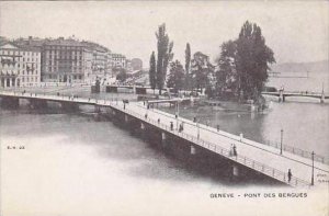 Switzerland Geneve Pont des Bergues