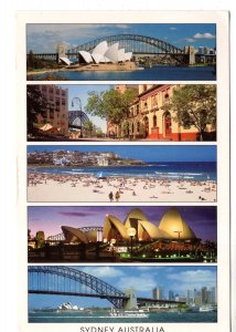 Sydney Australia, Used 2009 Slogan Cancel, Postcard is Approx 4.5 X 7 in