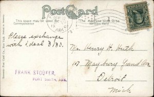 Fort Smith Arkansas AR Pavilion Electric Park c1910 Vintage Postcard