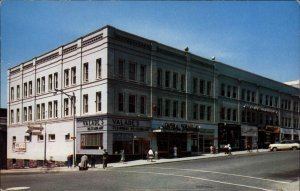 Burlington Vermont VT Hotel Street Scene 1950s-60s Postcard