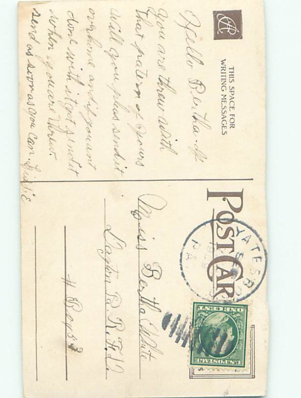 Divided-Back PRETTY WOMAN Risque Interest Postcard AA8687