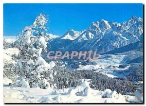 Modern Postcard Bad Tarasp Vulpera Tarasp Schloss mit und Lischanagruppe Engi...