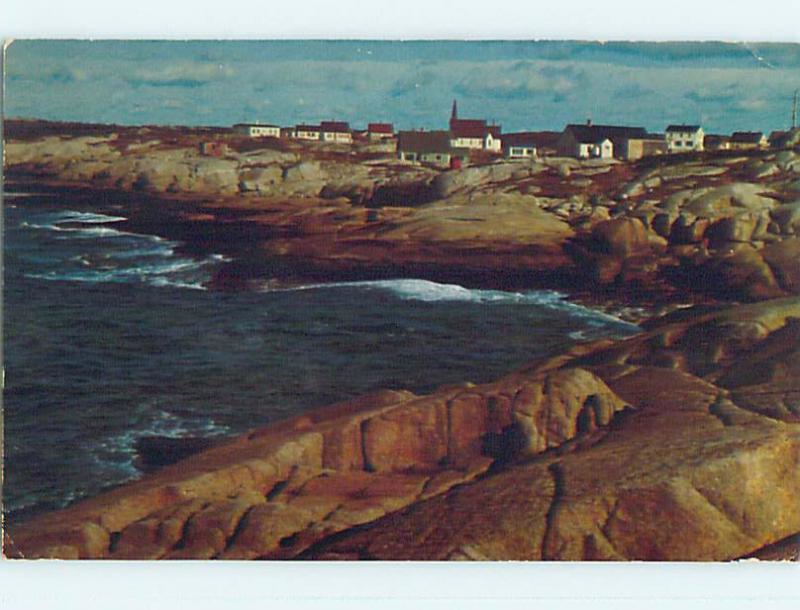 Pre-1980 TOWN VIEW SCENE Peggy's Cove - Halifax Nova Scotia NS p9574