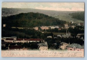 Bavaria Germany Postcard Bad Kissingen From Stationsberge 1903 Antique