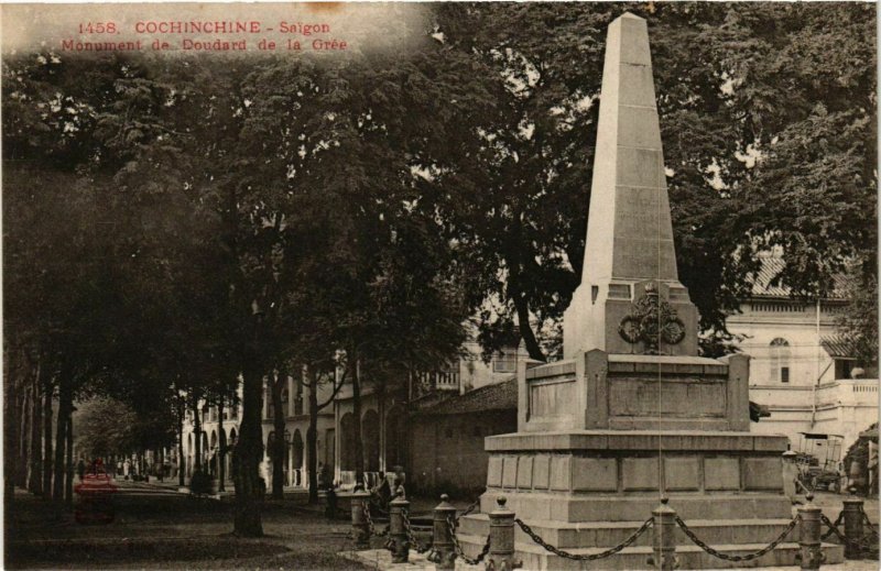 CPA AK INDOCHINA Saigon Monument de Doudard VIETNAM (956652)