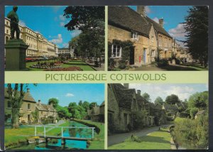 Gloucestershire Postcard - Picturesque Views of The Cotswolds   RR5695