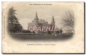 Old Postcard St Michel Le Cloucq Chateau du Mazeau