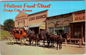 Postcard SHOP SCENE Dodge City Kansas KS AO3871