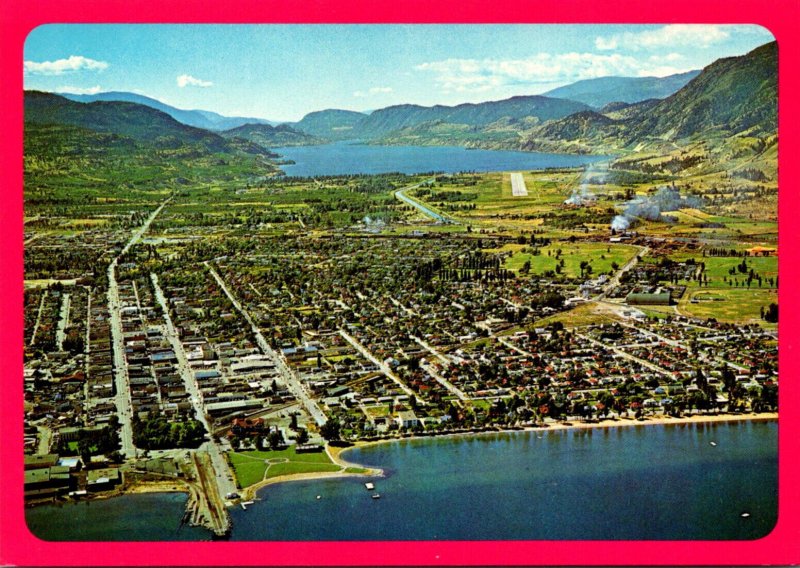 Canada British Columbia Penticton Aerial View