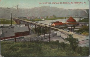 Postcard Mc Keesport New 16th St Bridge Mckeepsort PA