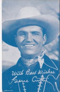 Vintage Cowboy Arcade Card Gene Curtis