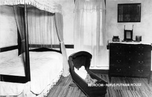 Marietta Ohio 1950s RPPC Real Photo Postcard Rufus Putnam Bedroom