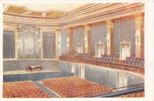 WIEN VIENNA AUSTRIA~KONZERTHAUS MITTLERER SAAL.~1910 ARTIST SIGNED POSTCARD