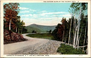 East Side of Taconic Trail Petersburg NY to Williamstown MA Vintage Postcard S44