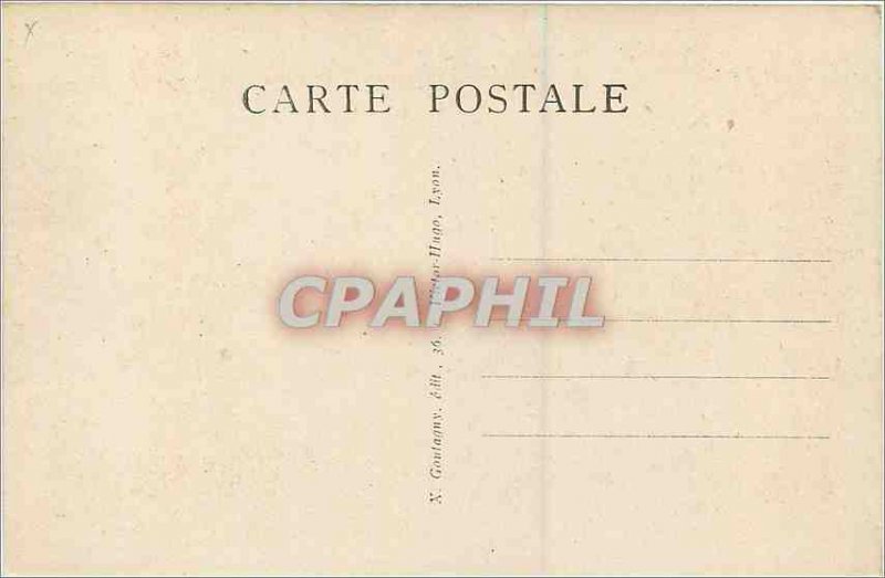 'Old Postcard Lyon''s Tete d''Or Park Artistic View on Lake'