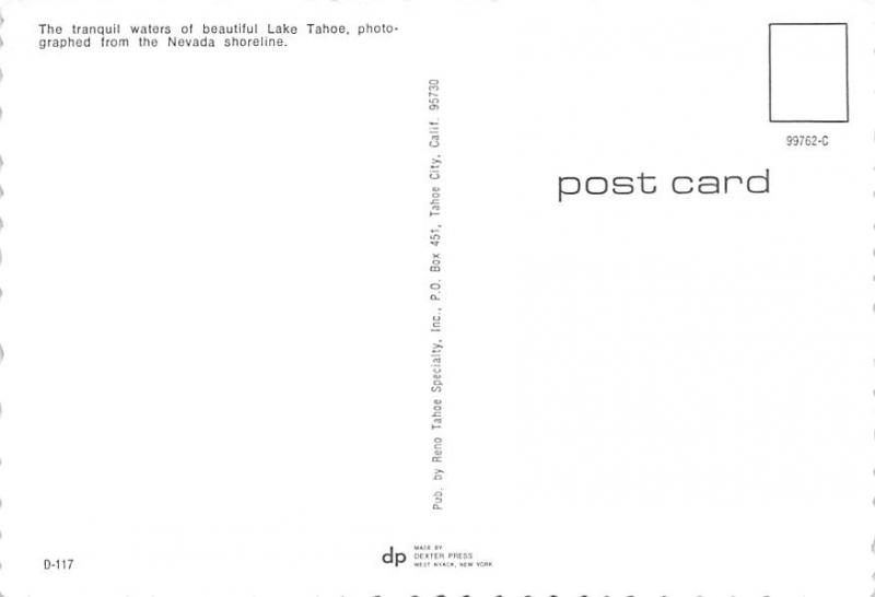 Lake Tahoe - California