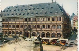 BF14037 strasbourg place gutenberg et la chambre de com france  front/back image