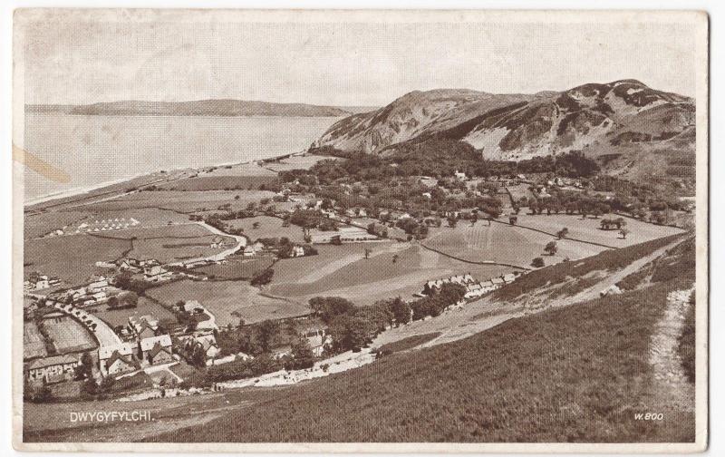 Conway; Dwygifylchi PPC, 1941 PMK, Panorama From Hill Above Village 