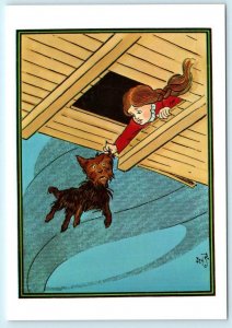 WIZARD OF OZ Dorothy Saves Toto  1986 Artist Denslow  4x6 Postcard