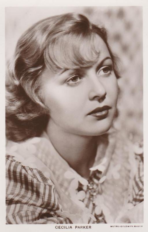 RPPC Cecilia Parker (1914-1993) Canadian Born American Film Actress
