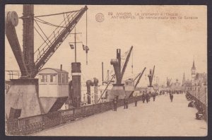 BELGIUM, Vintage postcard, Antwerp, Le promenoir à l'Escaut
