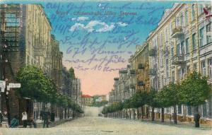 AK Lituanie Lithuania Wilna Chossenstrasse , Ulica Szopena 1917