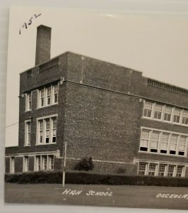 Osceola High School Osceola Iowa 1952 Vintage Postcard unposted   555