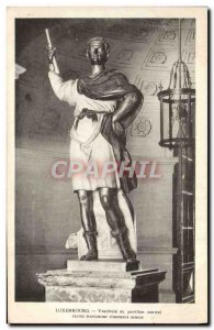 Old Postcard Luxembourg Pavilion Central Hall Statue of & # 39empereur Roman ...