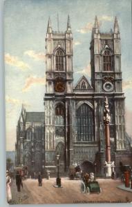 Tuck Westminster Abbey London c1910 Postcard