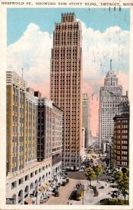 Michigan Detroit Griswold Street Showing The Scott Building 1930