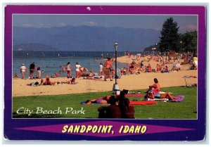 2000 Scenic View City Beach Park Sandpoint Idaho Posted Vintage Antique Postcard