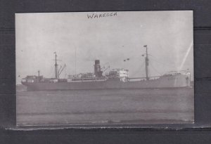 SHIP  WAREGGA  GERMAN EAST AFRICA LINE, 1914, REPRINT.